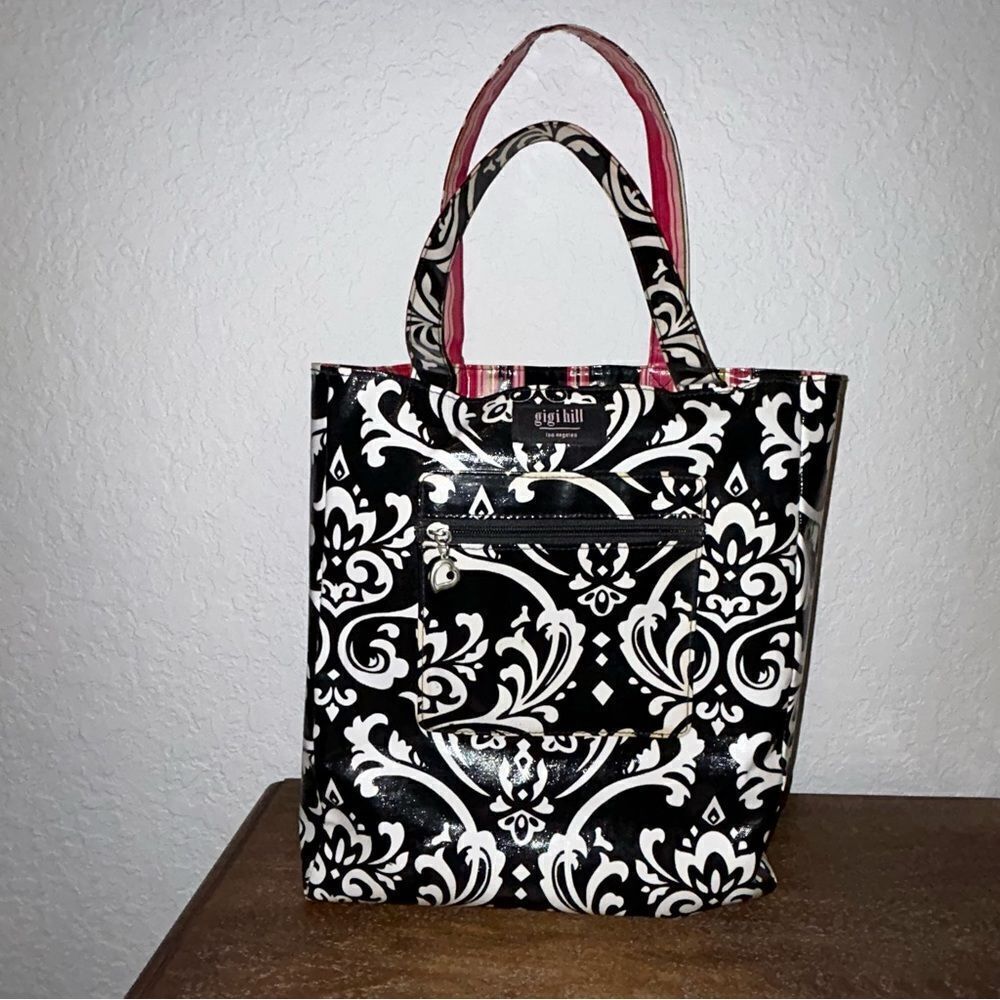 Gigi Hill Los Angeles Stripe Print Tote Bag